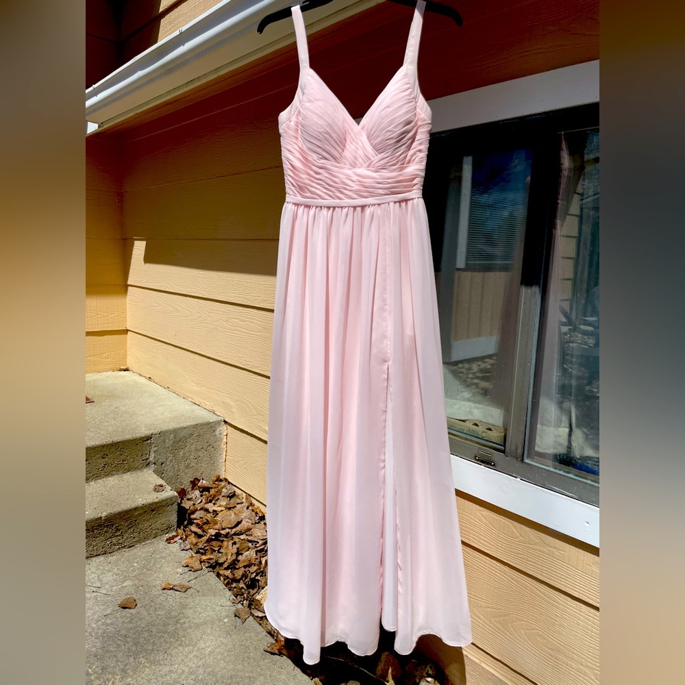 Azazie - Blushing Pink, Chanel Bridesmaid Dress (Size A4)